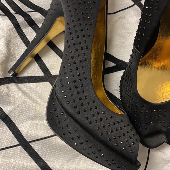 TedBakerStunningSparklingBlackCrystals GoldLining Too Gorgeous to Describe! - Picture 5 of 16